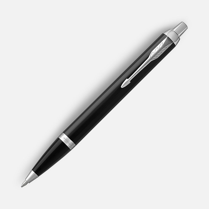 Ручка шариковая Parker IM Core Black CT, черная для нанесения логотипа