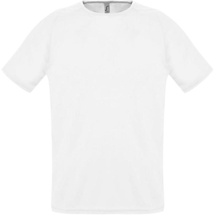 Футболка унисекс Sporty 140 белая, размер 3XL для нанесения логотипа
