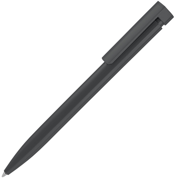 Ручка шариковая Liberty Polished, серая для нанесения логотипа