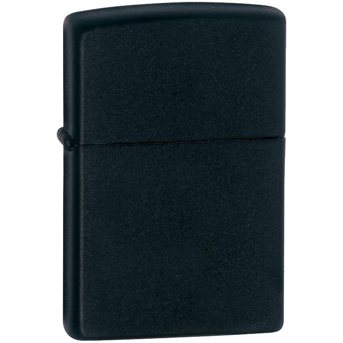 Зажигалка Zippo Classic Matte, матовая черная для нанесения логотипа