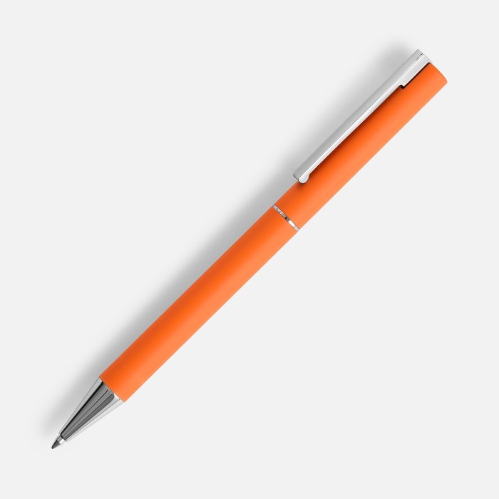 Ручка шариковая Blade Soft Touch, оранжевая для нанесения логотипа