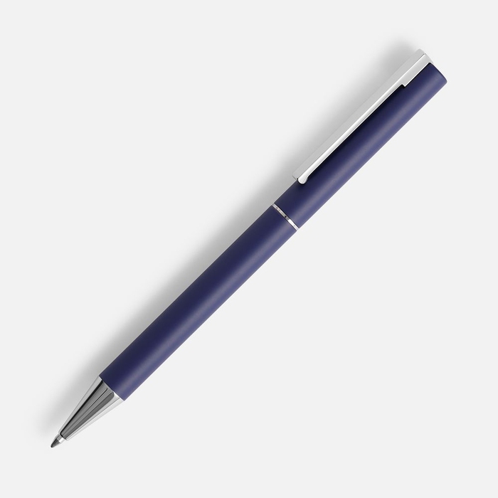 Ручка шариковая Blade Soft Touch, синяя для нанесения логотипа