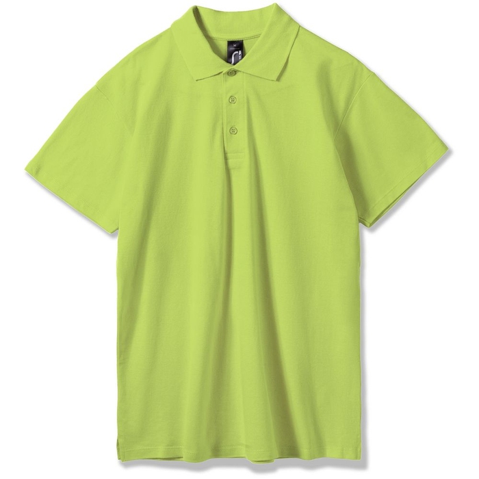 Рубашка поло мужская Summer 170 зеленое яблоко, размер XS для нанесения логотипа