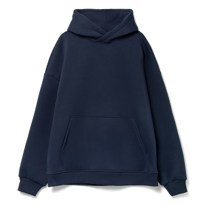 Худи Kulonga Oversize, темно-синее, размер ХS/S для нанесения логотипа