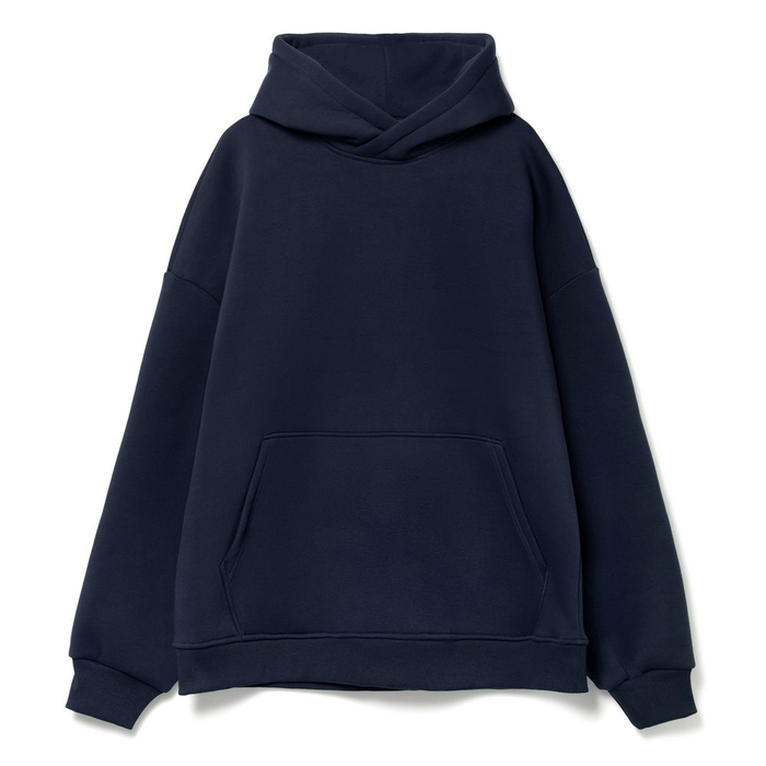 Худи Kulonga Oversize, темно-синее (кобальт), размер ХS/S для нанесения логотипа