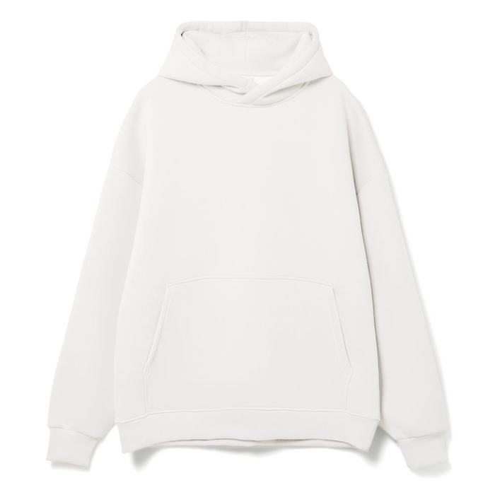 Худи Kulonga Oversize, молочно-белое, размер XS/S для нанесения логотипа