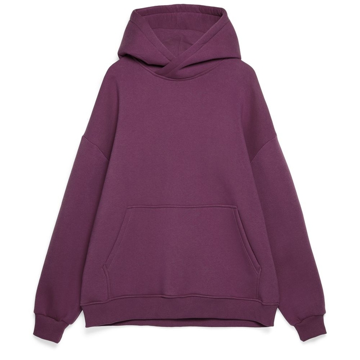 Худи Kulonga Oversize, фиолетовое, размер ХL/ХХL для нанесения логотипа