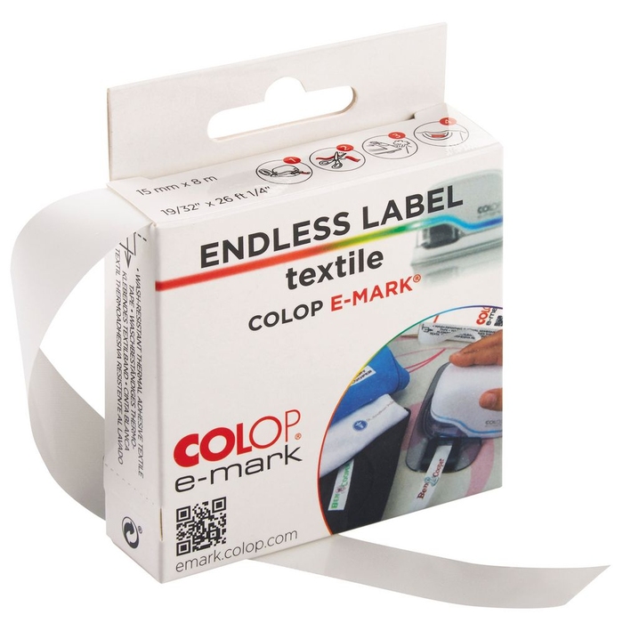 Термоклеевая лента Colop E-mark для текстиля для нанесения логотипа