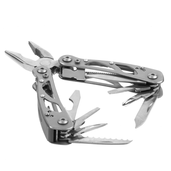 Мультитул Ganzo G104S, серебристый для нанесения логотипа