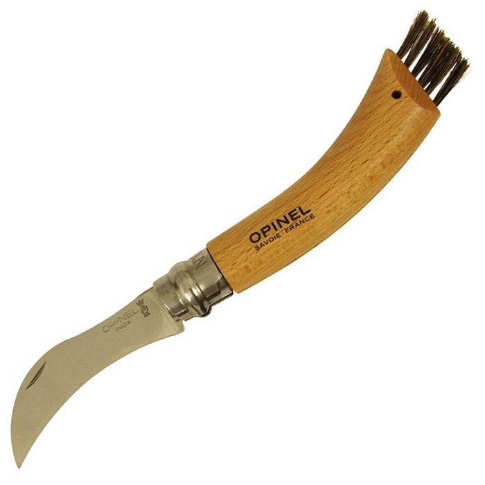 Нож грибника Opinel No 8, бук для нанесения логотипа