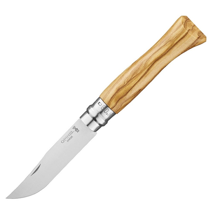 Нож Opinel No 9, оливковое дерево для нанесения логотипа