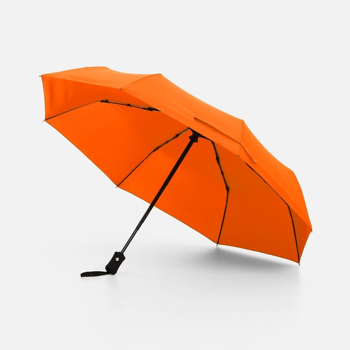 Зонт складной Monsoon, оранжевый для нанесения логотипа