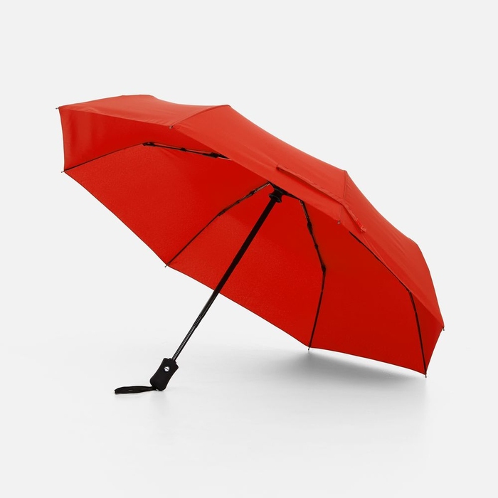 Зонт складной Monsoon, красный для нанесения логотипа