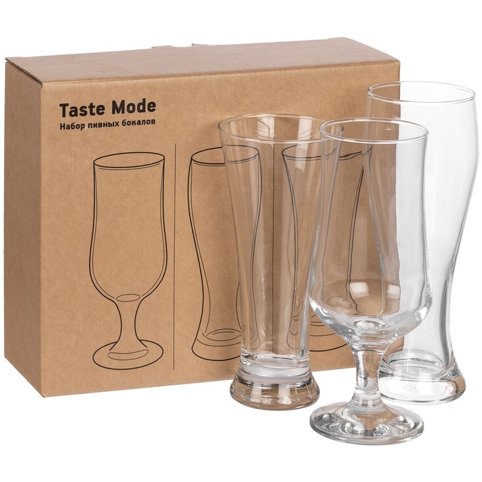 Набор пивных бокалов Taste Mode для нанесения логотипа