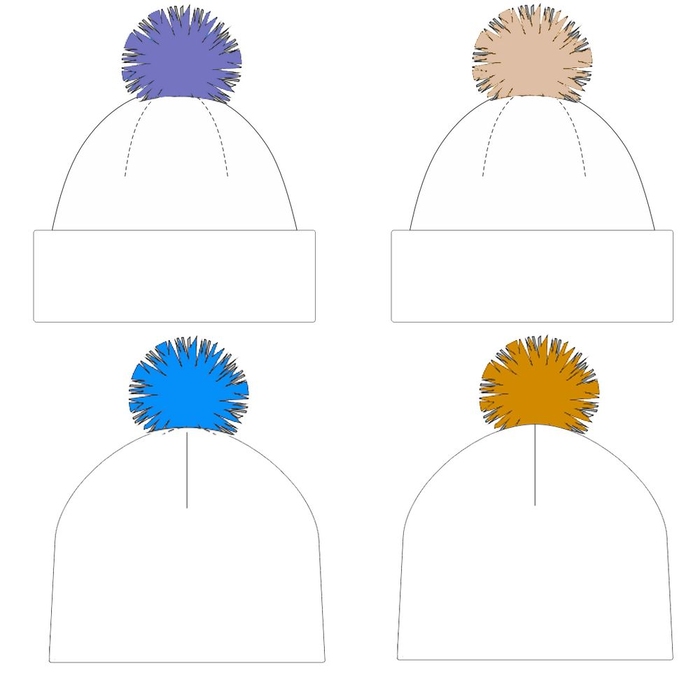 Помпон Bobble, M для нанесения логотипа
