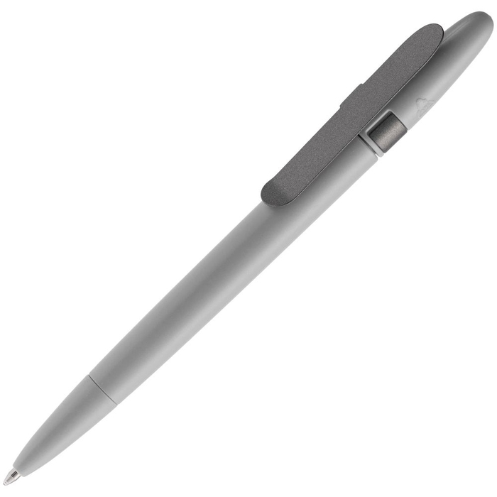 Ручка шариковая Prodir DS5 TSM Metal Clip, серая для нанесения логотипа