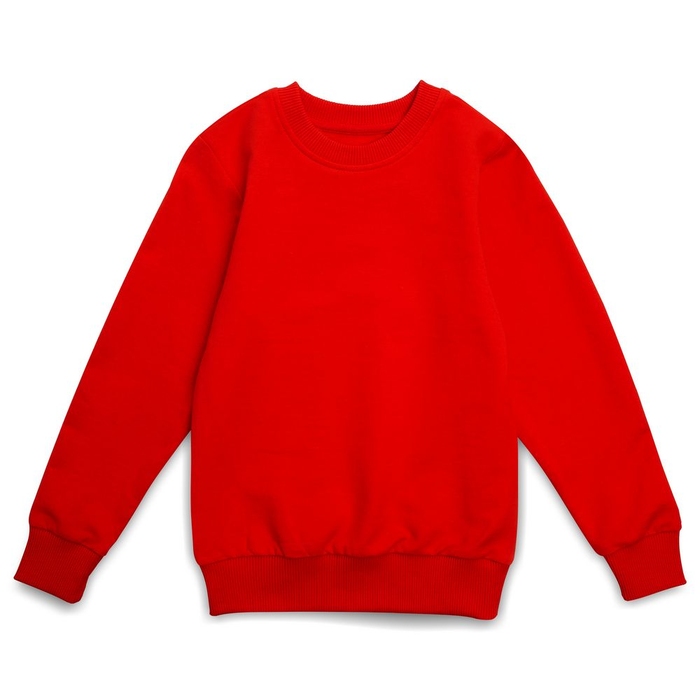 Свитшот Toima Kids 2.0, красный, 6 лет для нанесения логотипа