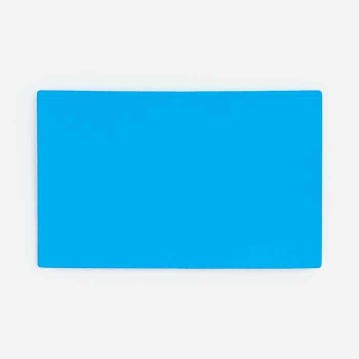 Лейбл Listra Soft Touch, XL, голубой для нанесения логотипа