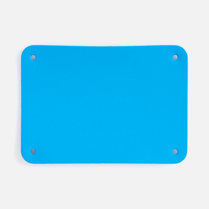Лейбл Eta Soft Touch, XL, голубой для нанесения логотипа