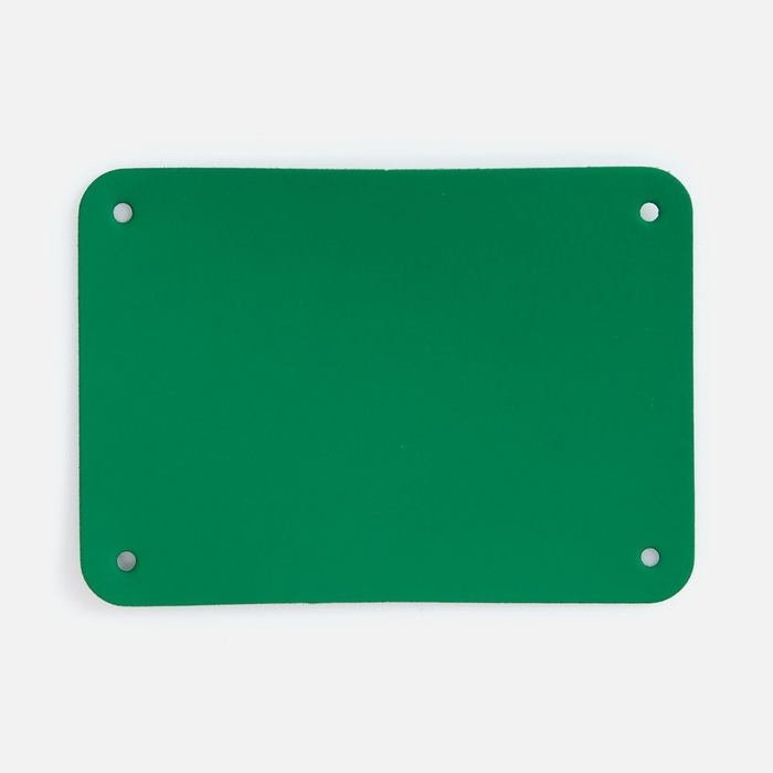 Лейбл Eta Soft Touch, XL, зеленый для нанесения логотипа