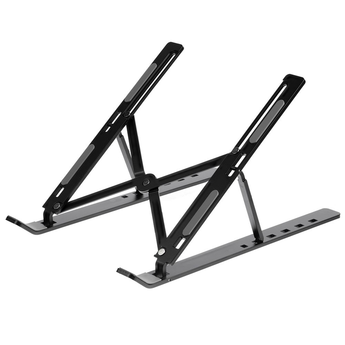 Подставка для ноутбука и планшета Scaffold Light ver.2, черная для нанесения логотипа