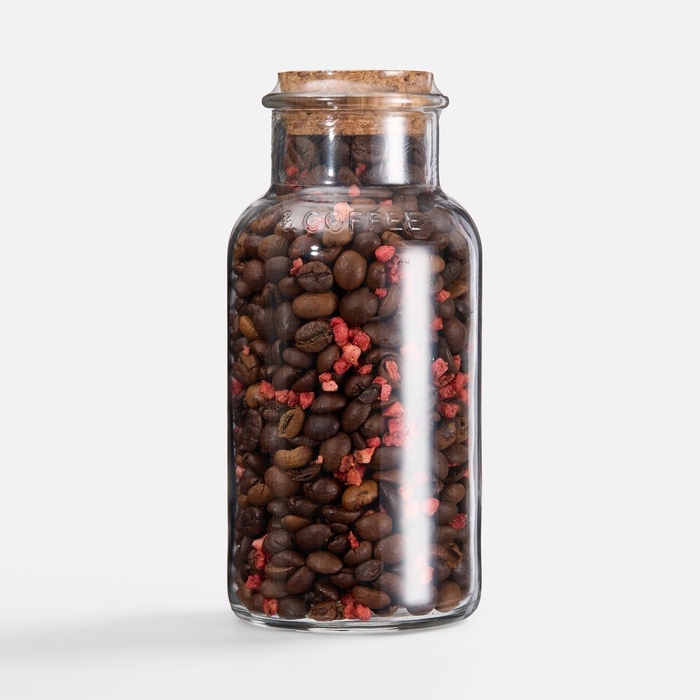 Кофе в зернах Coffeedence, с клубникой для нанесения логотипа
