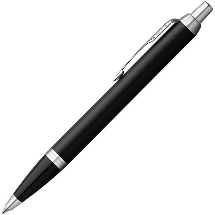 Ручка шариковая Parker IM Essential Muted Black CT, черная для нанесения логотипа
