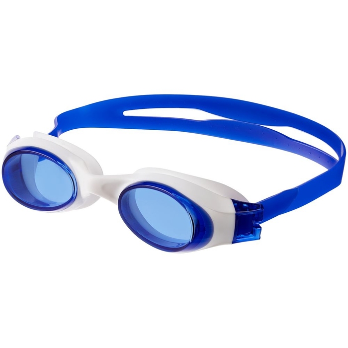Очки для плавания Swimatic, синие с белым для нанесения логотипа