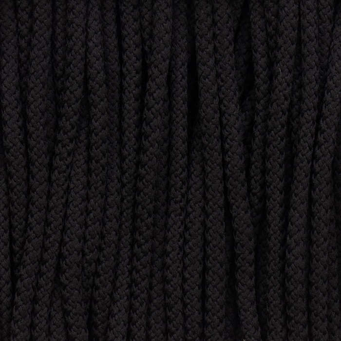 Круглый шнур Lasso S, черный, 40 см для нанесения логотипа