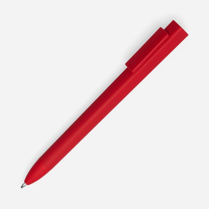 Ручка шариковая Swiper SQ Soft Touch, красная для нанесения логотипа