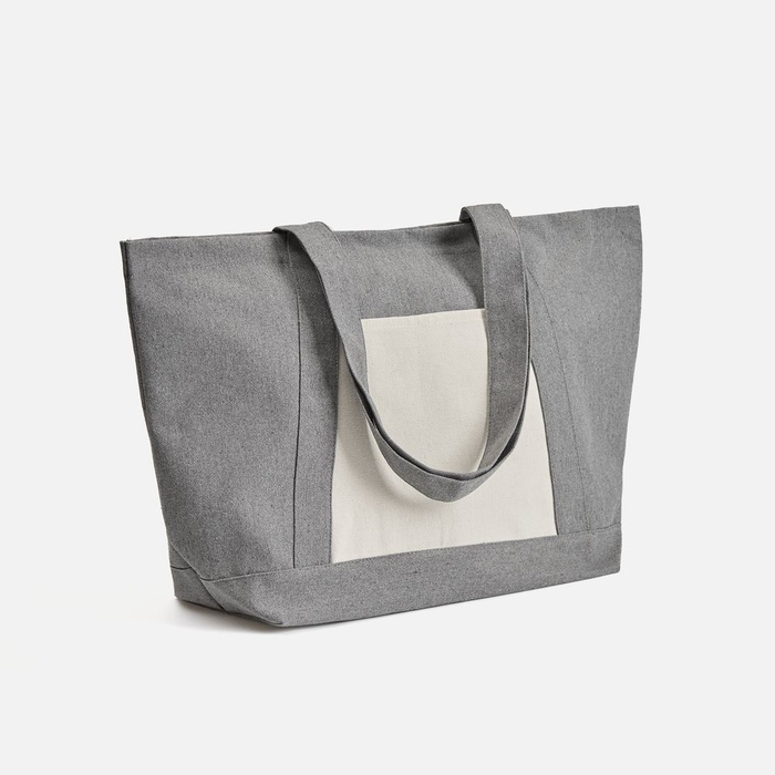 Шопер Shophop, серый с неокрашенным для нанесения логотипа