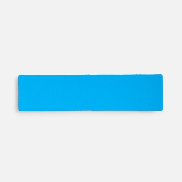 Лейбл Listra Soft Touch, S, голубой для нанесения логотипа