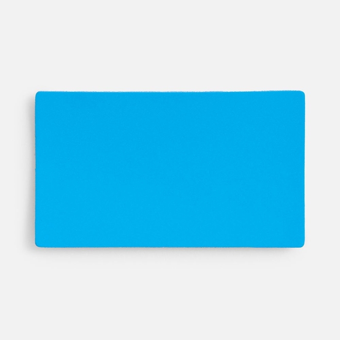 Лейбл Listra Soft Touch, M, голубой для нанесения логотипа