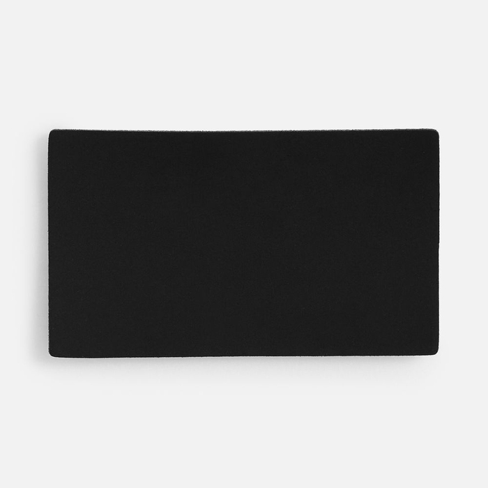 Лейбл Listra Soft Touch, M, черный для нанесения логотипа