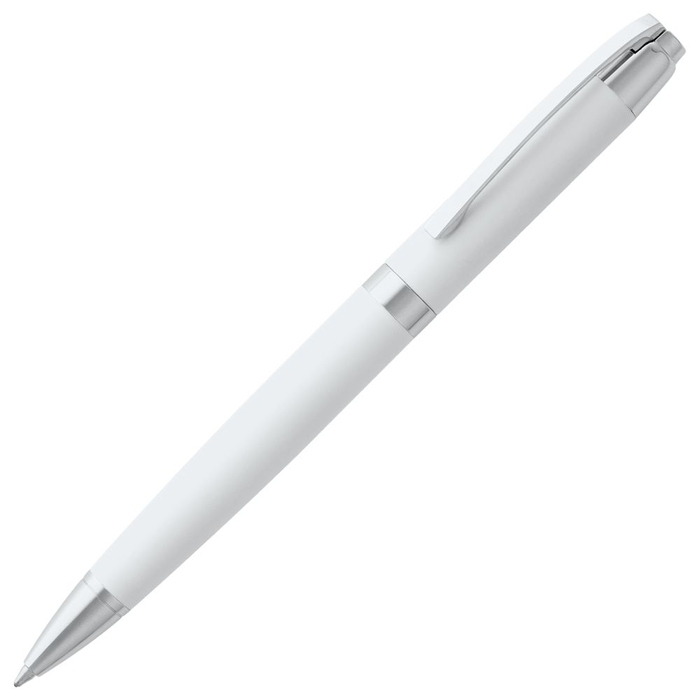 Ручка шариковая Razzo Chrome, ver.2, белый для нанесения логотипа