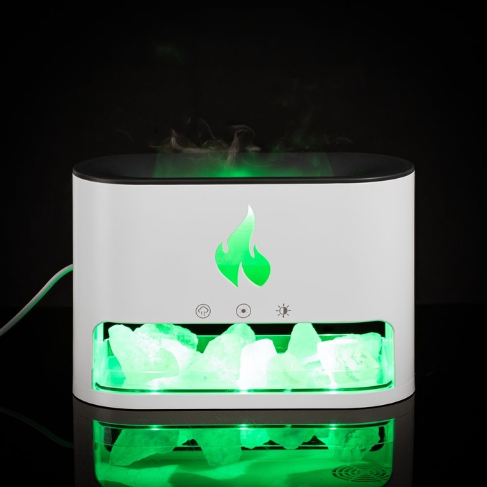 Настольный увлажнитель-ароматизатор Fusion Blaze, белый для нанесения логотипа
