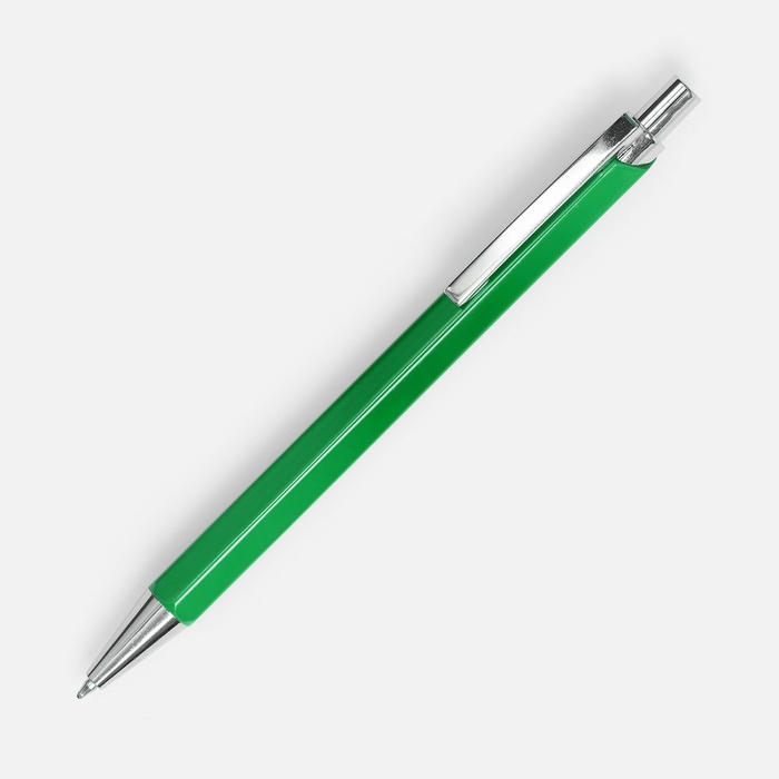 Ручка шариковая Alumno, зеленая для нанесения логотипа