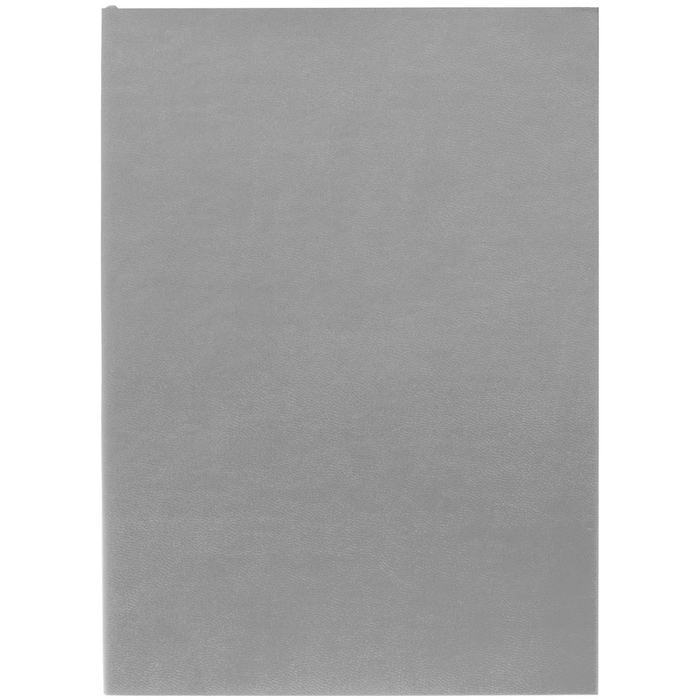 Ежедневник Flat Light, недатированный, серый для нанесения логотипа