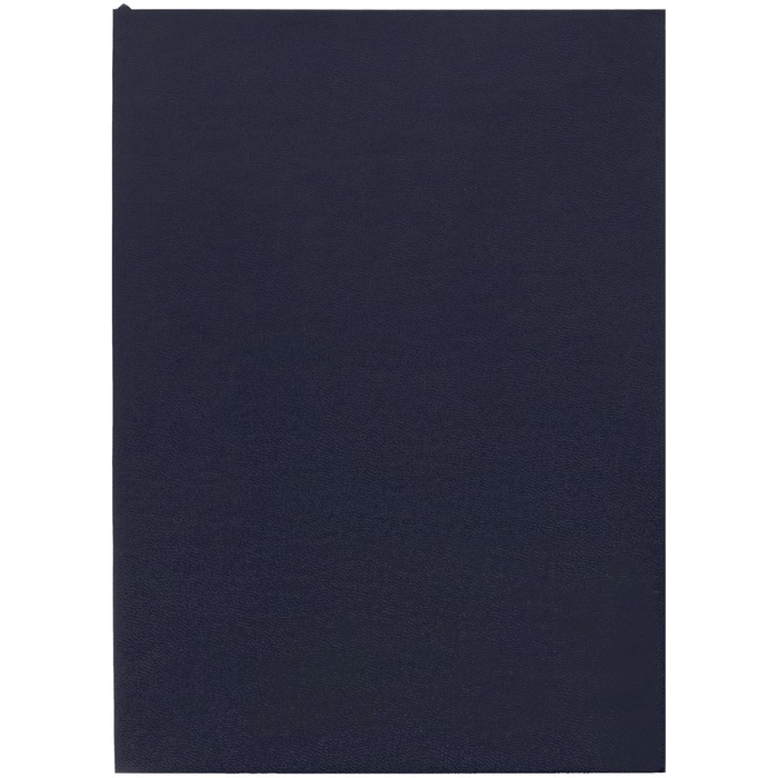 Ежедневник Flat Light, недатированный, иссиня-черный для нанесения логотипа