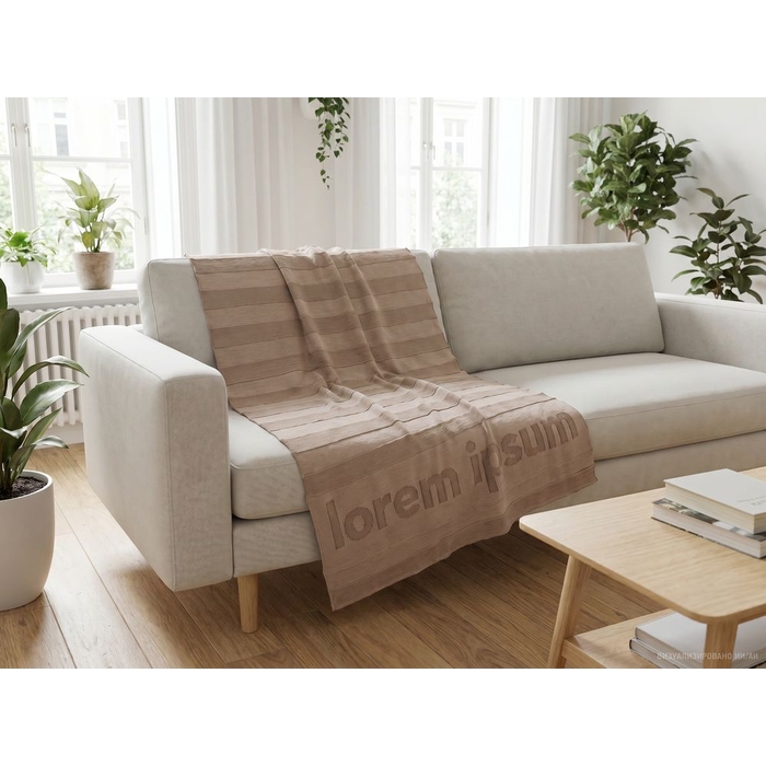Плед на заказ Pleat Grand Plus, 1 цвет, S, акрил для нанесения логотипа