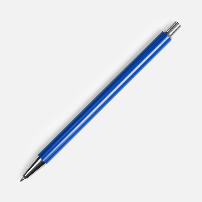 Ручка шариковая Slim Beam, ярко-синяя для нанесения логотипа