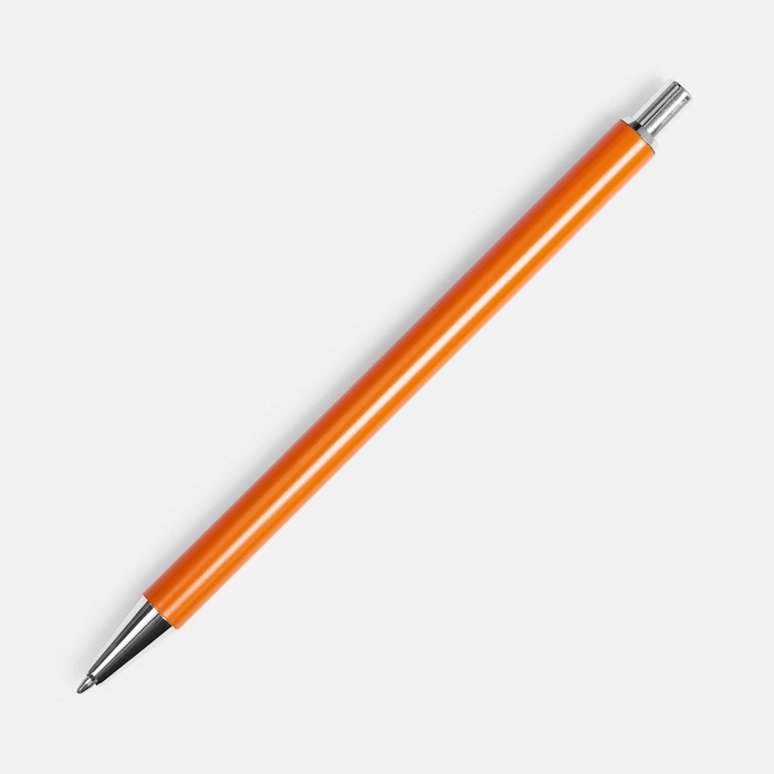 Ручка шариковая Slim Beam, оранжевая для нанесения логотипа