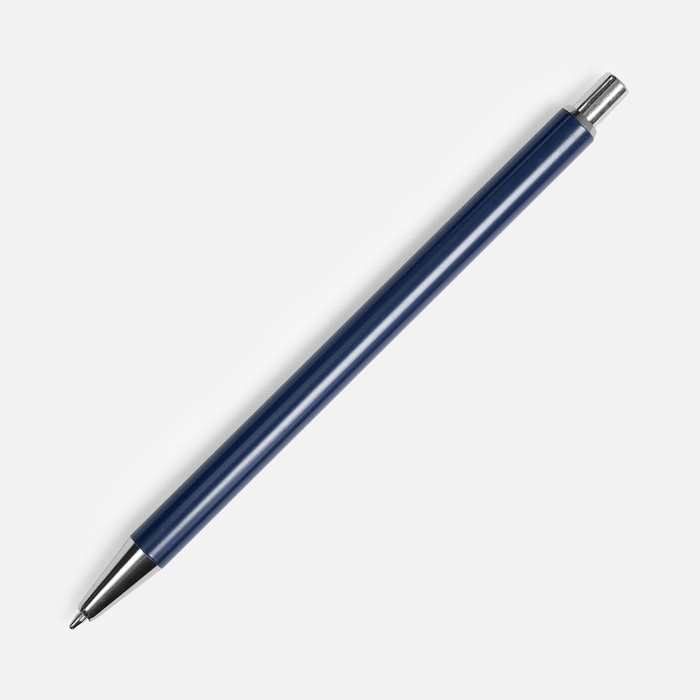Ручка шариковая Slim Beam, синяя для нанесения логотипа
