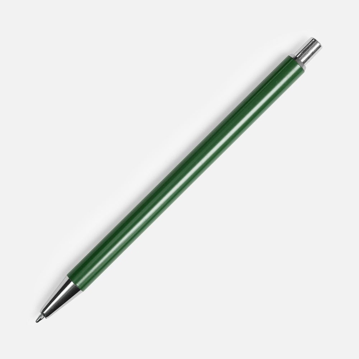 Ручка шариковая Slim Beam, зеленая для нанесения логотипа