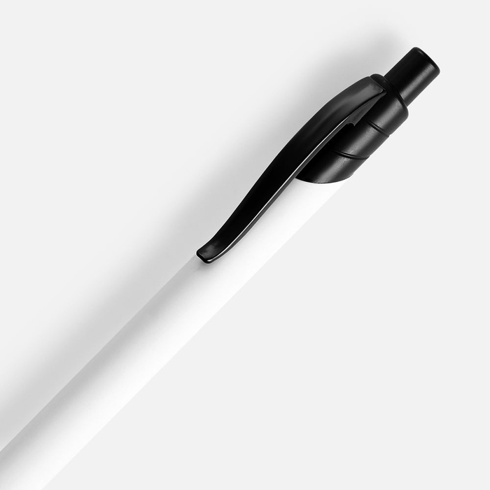 Ручка шариковая Undertone Black Soft Touch, белая для нанесения логотипа