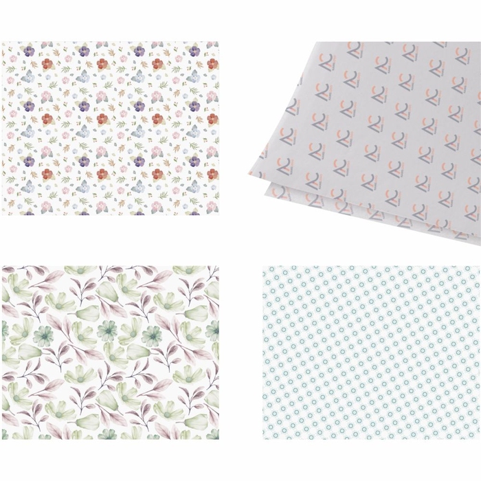 Бумага Tissue Print с печатью на заказ для нанесения логотипа