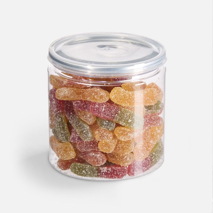 Мармелад жевательный Jelly Sweets, змейки в кислой посыпке для нанесения логотипа