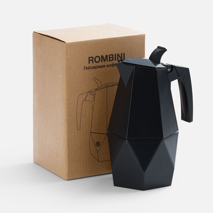 Гейзерная кофеварка Rombini для нанесения логотипа