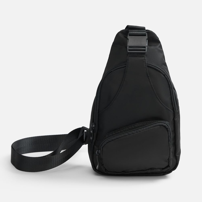 Спортивный кросс-боди рюкзак Bagventure, черный для нанесения логотипа