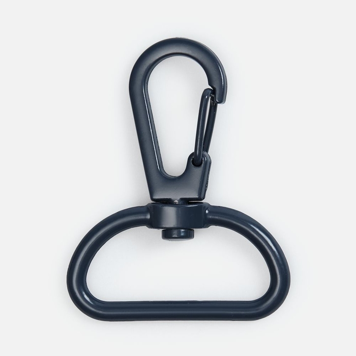 Застежка-карабин Snap Hook, L, темно-синяя для нанесения логотипа
